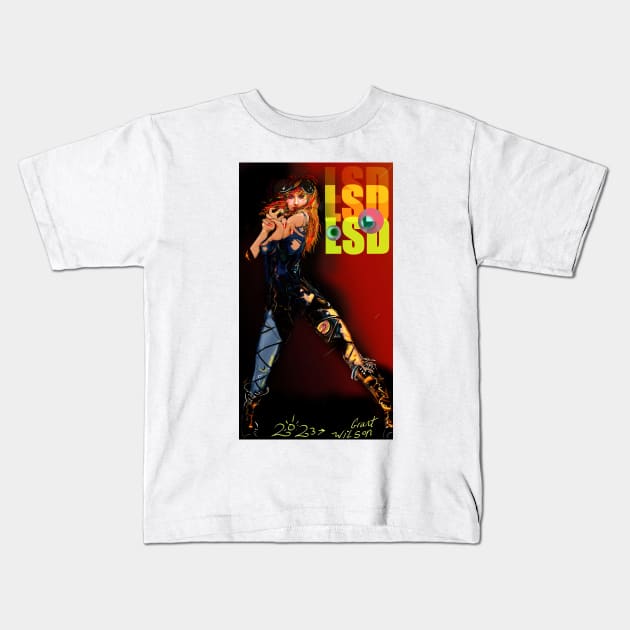 LSD Dolls Kids T-Shirt by grantwilson